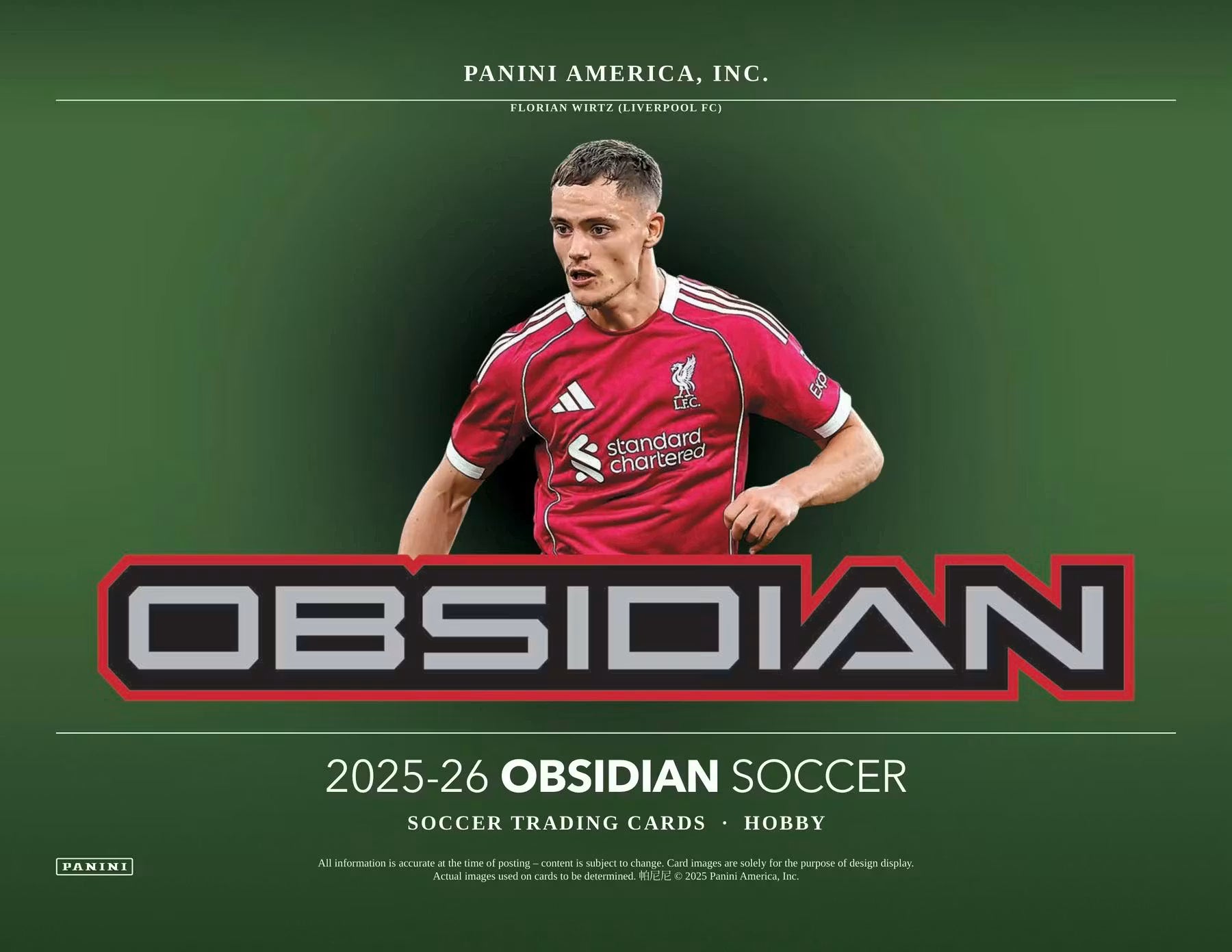 2025/26 Panini Obsidian Soccer Hobby Box