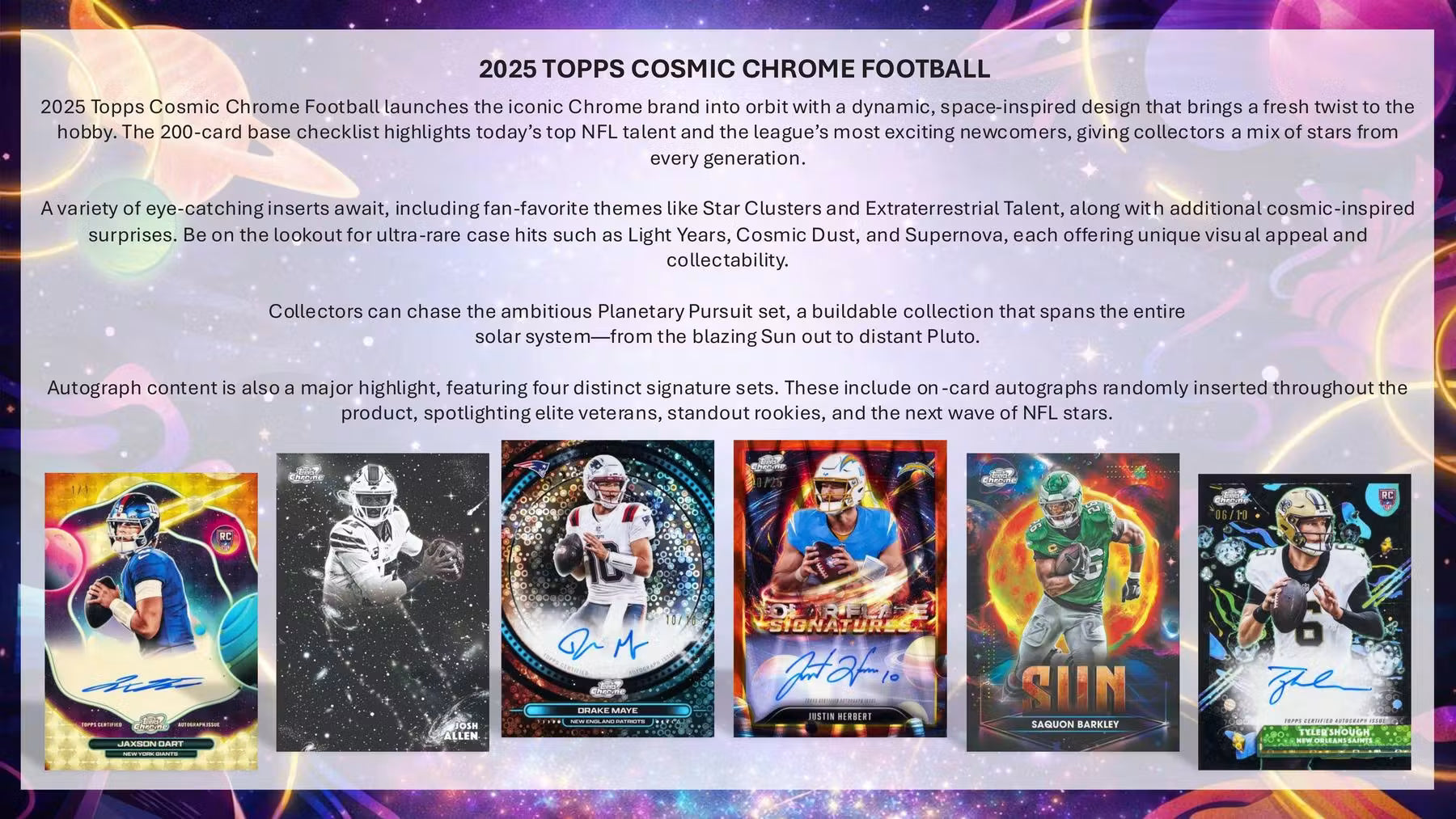 RANDOM DIVISIONS - 2025 Topps Chrome Cosmic Football Hobby Box (1 BOX) Group Break #CC2 - RANDOM DIVISIONS