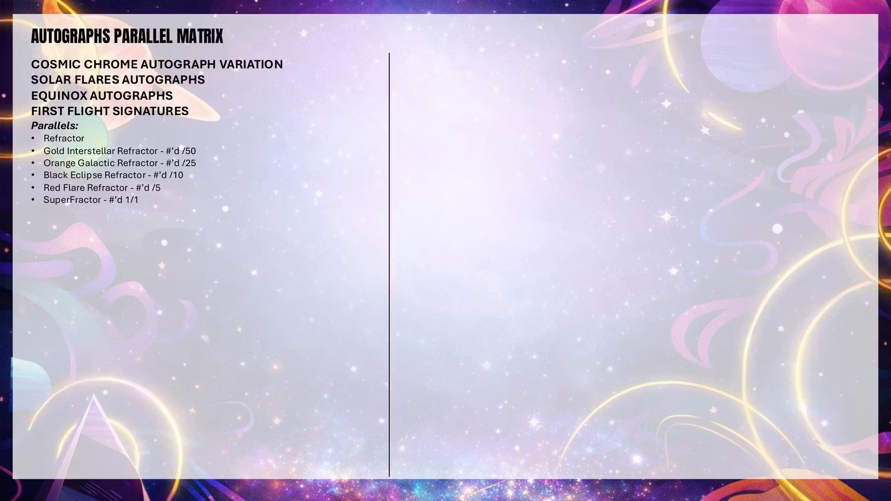 RANDOM DIVISIONS - 2025 Topps Chrome Cosmic Football Hobby Box (1 BOX) Group Break #CC2 - RANDOM DIVISIONS