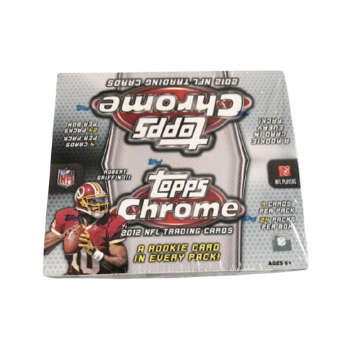 2012 Topps Chrome Football 24 Pack Retail Box
